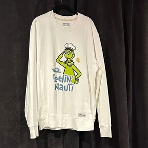 Life Is Good White 'Feelin' Nauti' Graphic Sweatshirt